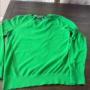Banana Republic Women Green Crewneck Sweater